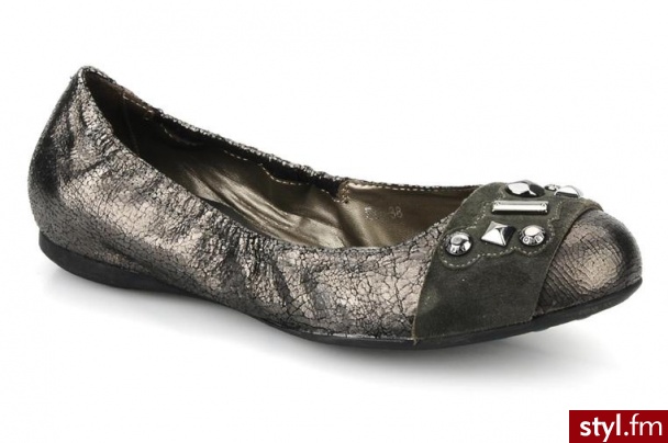 Stonefly BALERINKI BONNIE 2 BY STONEFLY (Brązowy) - Balerinki Buty Moda