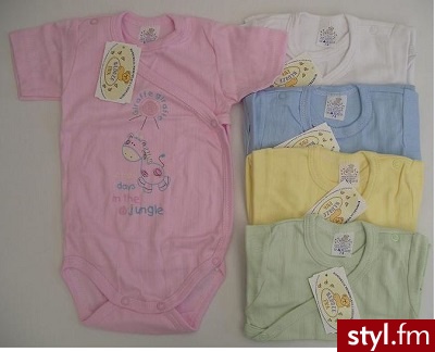 Ewa Klucze Body krótki rękaw 56/62 - Body Bielizna Moda