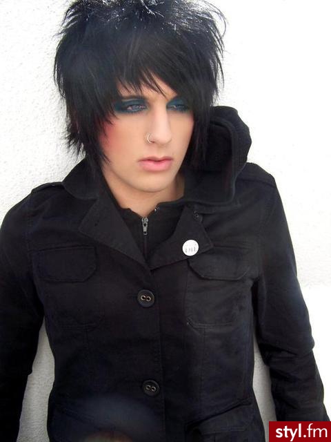 EMO Alternatywne Średnie Fryzury