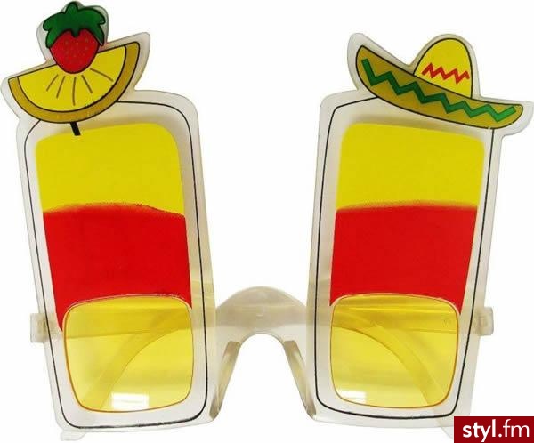 Okulary \"Krwawa Mary\" - Nakrycia głowy Dodatki Moda