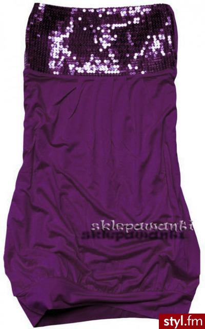 fioletowa tunika . - Pozostałe Ciuchy Moda
