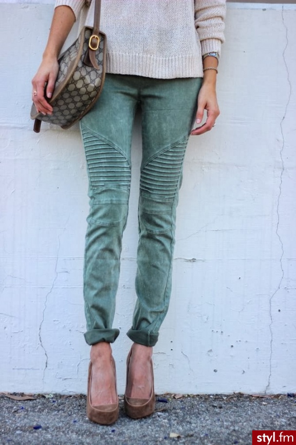 Slim army pants - Moda uliczna Inne Moda