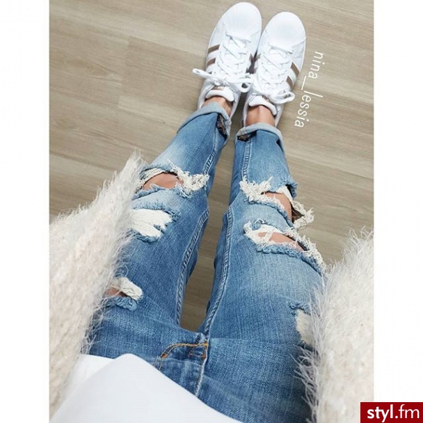 Jeansy Spodnie Moda