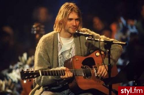 Kurt Cobain - Średnie Męskie Fryzury
