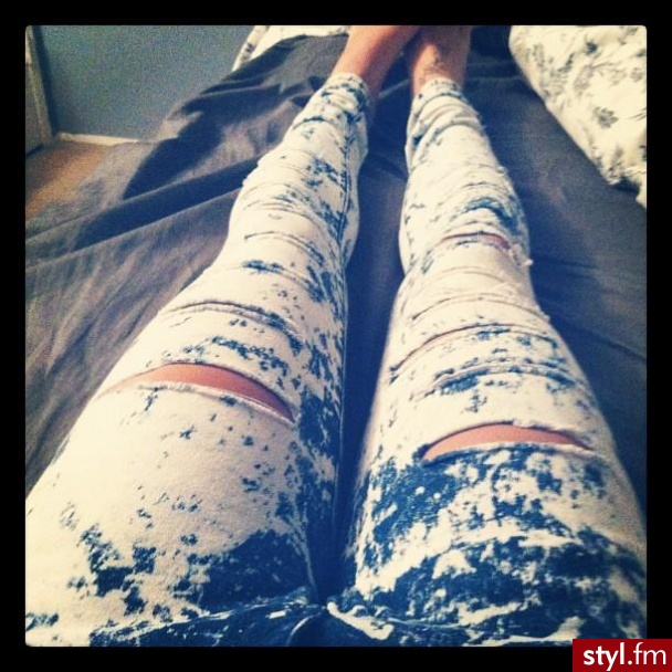 Jeansy Spodnie Moda