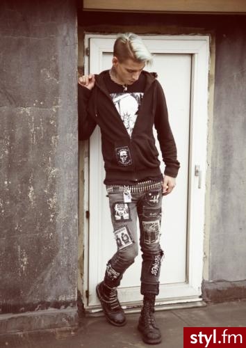 Blond Punk Rock Alternatywne Krótkie Męskie Fryzury