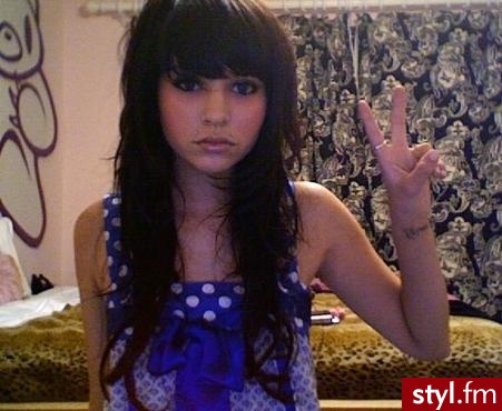 EMO Alternatywne Średnie Fryzury
