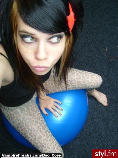 EMO Alternatywne Średnie Fryzury