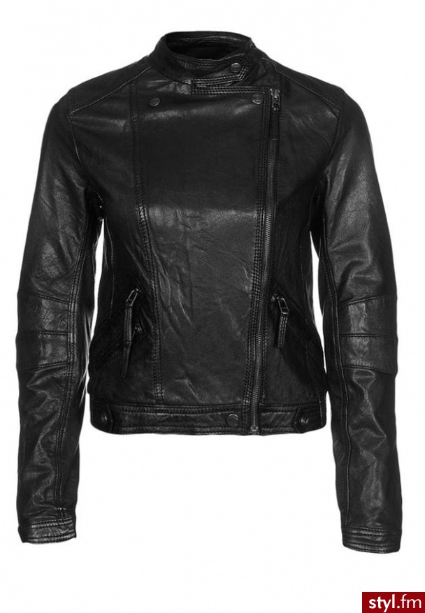 Oakwood Kurtka skórzana czarny - Kurtki Okrycia Moda