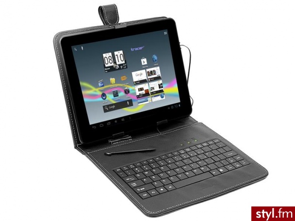 TRACER ETUI Z KLAWIATURĄ MICRO USB DO TABLETU 10.1 CALA (TRATOR43665) - Portfele i etui Dodatki Moda