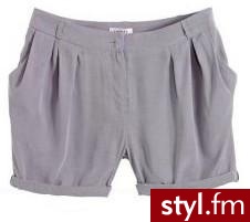 szare. szorty - Pozostałe Ciuchy Moda