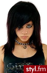 EMO Alternatywne Średnie Fryzury