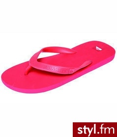 Quiksilver Klapki męskie MOLOKAI BASIC czerwone roz.45 - Klapki Buty Moda