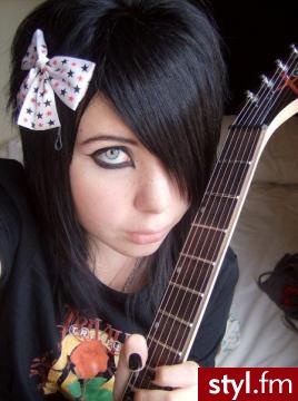 EMO Alternatywne Średnie Fryzury
