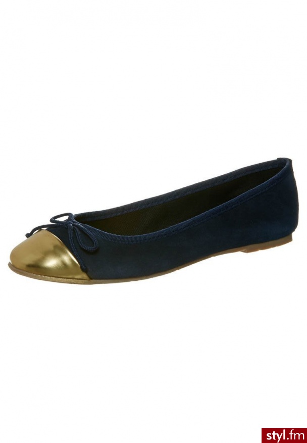 Gioseppo BINEL Baleriny niebieski 19905 - Balerinki Buty Moda
