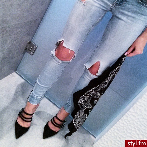 Jeansy Spodnie Moda