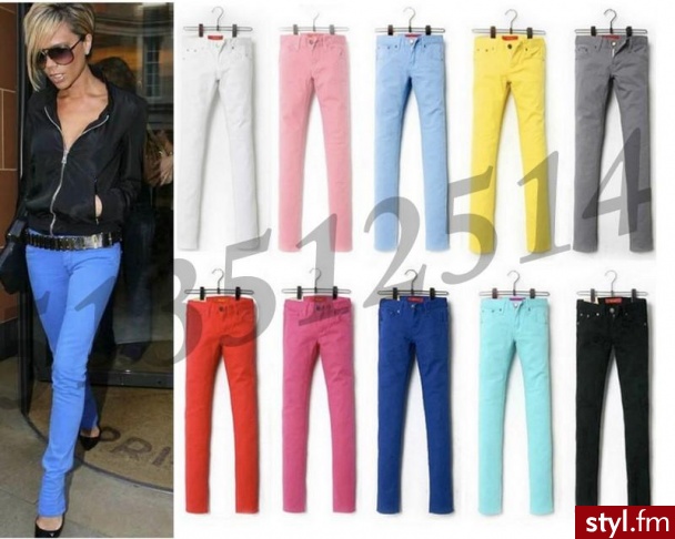 Jeansy Spodnie Moda