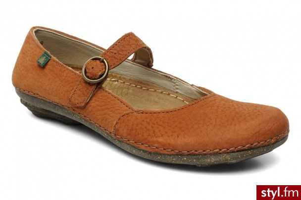 El Naturalista BALERINKI TORCAL N°301 BY (Brązowy) - Balerinki Buty Moda