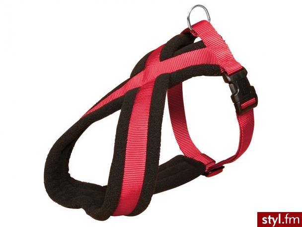 Trixie Harness - Szelki Polarowe - 60-90 Cm/25 Mm - Rozmiar L - Czerwone - Psy Zwierzaki
