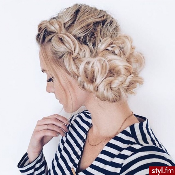 Blond Upięcie Proste Na co dzień Długie Fryzury