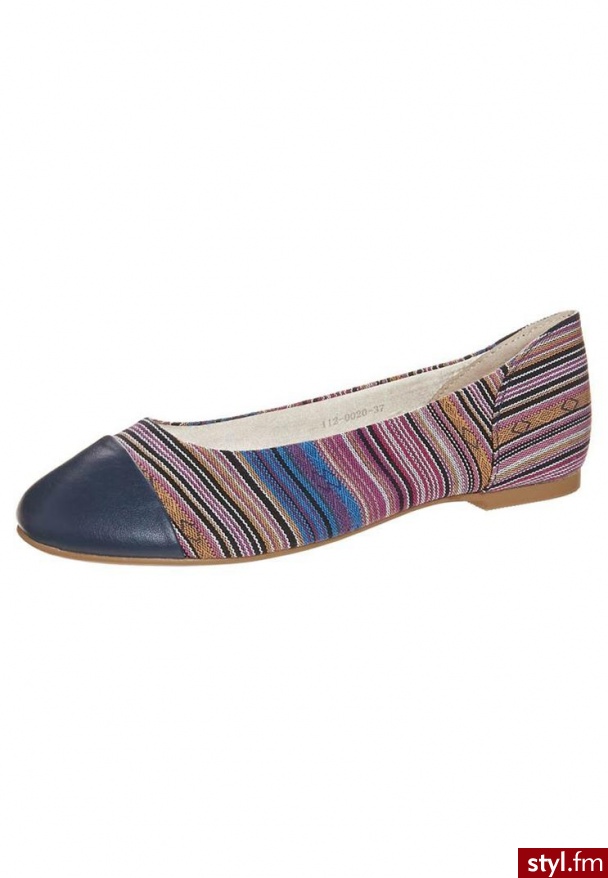 Ballerina Closet MACCHU PICCU Baleriny niebieski (112-0020) - Balerinki Buty Moda
