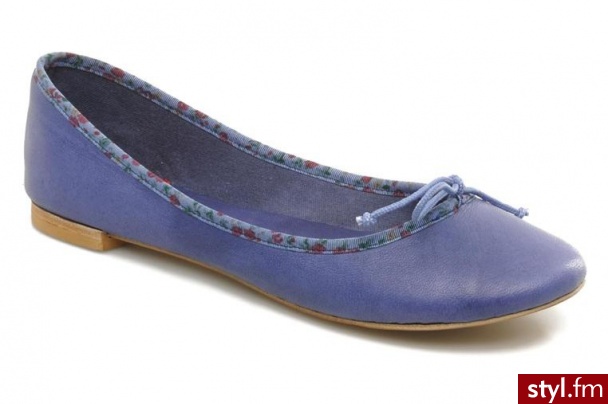Les Lolitas BALERINKI ELIA BY LES LOLITAS (Niebieski) - Balerinki Buty Moda