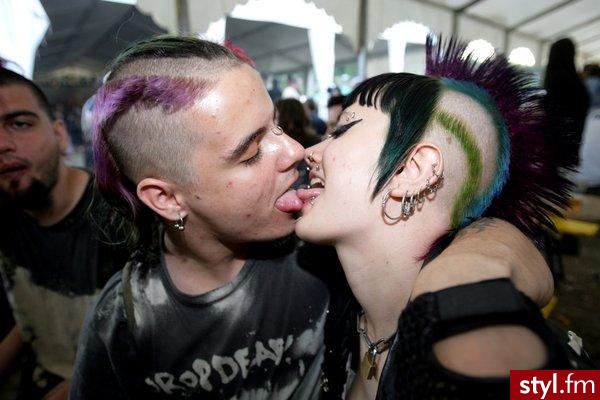 Punk Rock Alternatywne Średnie Fryzury