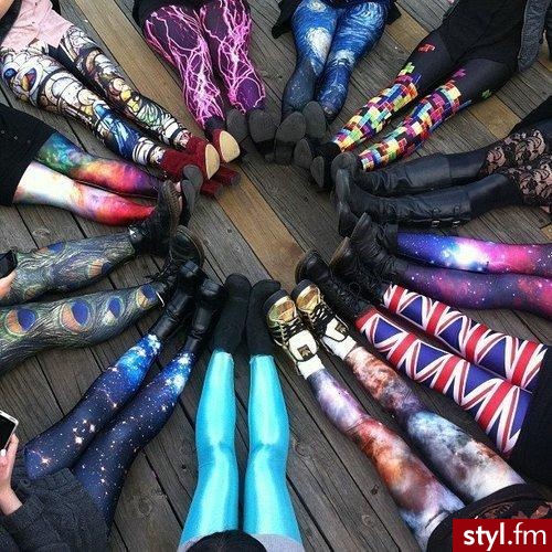 Leginsy Spodnie Moda