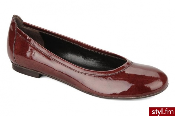 Georgia Rose BALERINKI CECILIE BY GEORGIA ROSE (Bordowy) - Balerinki Buty Moda