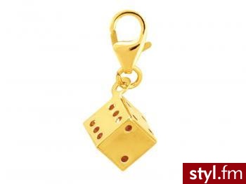 Złota zawieszka charm - Pozostałe Dodatki Moda