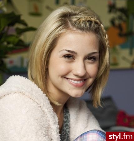 Blond Warkocze Proste Na co dzień Krótkie Fryzury