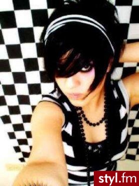 EMO Alternatywne Średnie Fryzury