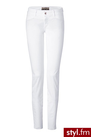 CLOSED White Pedal Star Pants
 - Materiałowe Spodnie Moda