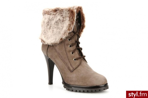 Eden PÓŁBUTY I BOTKI SHISHO BY (BRĄZOWY) (Brązowy) - Botki Buty Moda