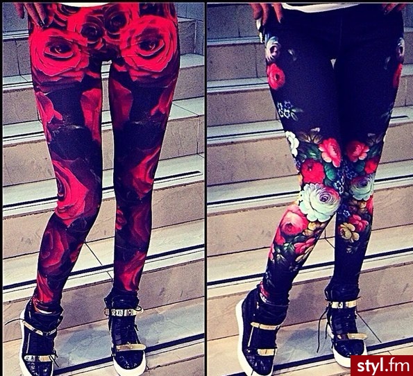 Leginsy Spodnie Moda