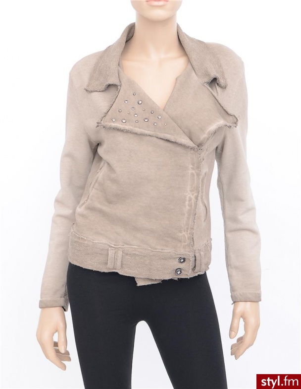 Unisono BLUZKA F780 FANGO - Bluzy Ciuchy Moda
