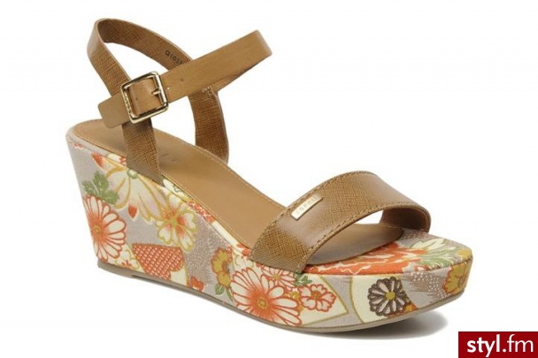 ESPRIT KOTURNY FLO FLOWER SANDAL (Multikolor) - Koturny Buty Moda