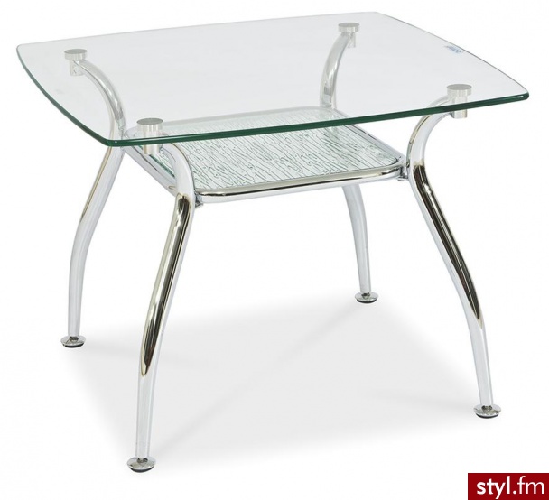 Signal ława Szklana Expresso D 70 x 70 x 55 cm - Bransoletki Biżuteria Moda