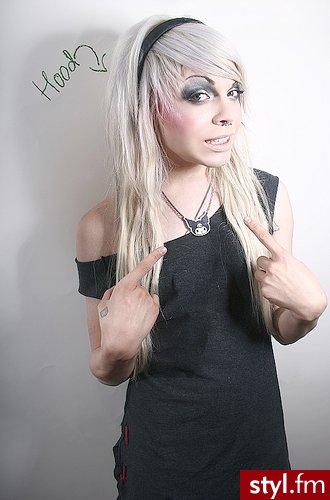 EMO Alternatywne Średnie Fryzury