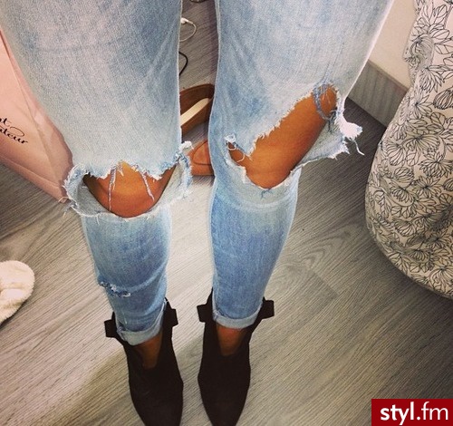 Jeansy Spodnie Moda