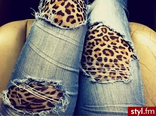 Jeansy Spodnie Moda