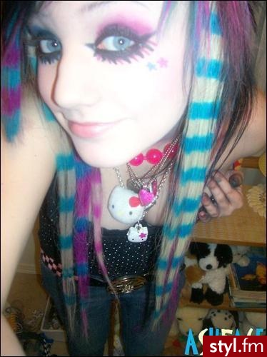 EMO Alternatywne Średnie Fryzury