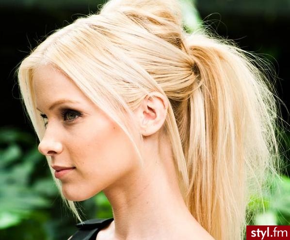 Blond Upięcie Proste Na co dzień Długie Fryzury