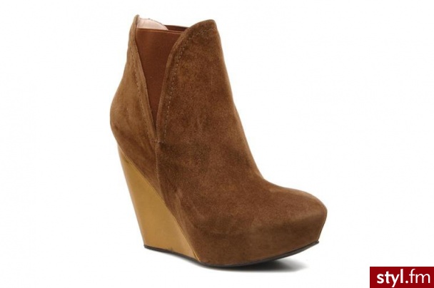 Pura Lopez PÓŁBUTY I BOTKI VALENCIA BY PURA LOPEZ (Brązowy) - Botki Buty Moda
