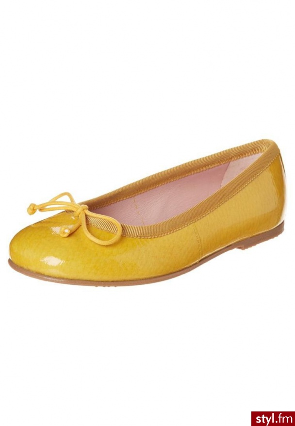 Pretty Ballerinas KLEE Baleriny żółty (Klee39270-R,9031Suny) - Balerinki Buty Moda