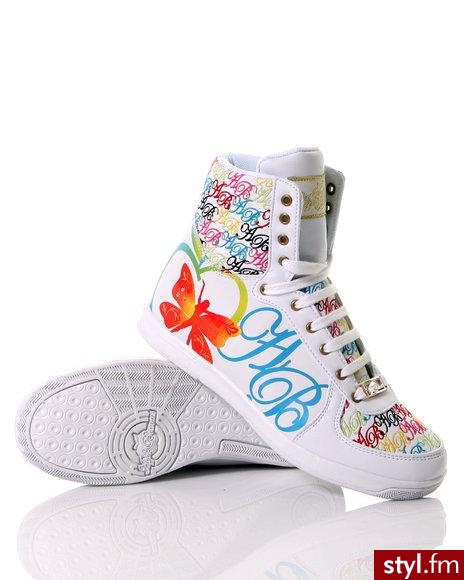 apple bottoms leah multi signature hi top - Pozostałe Buty Moda