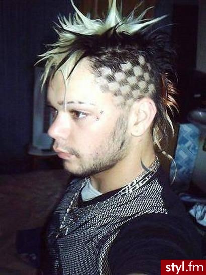 Punk Rock Alternatywne Średnie Fryzury