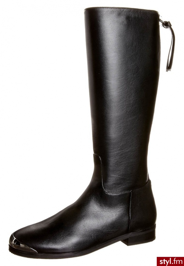 Baldinini Kozaki  czarny - Kozaki Buty Moda