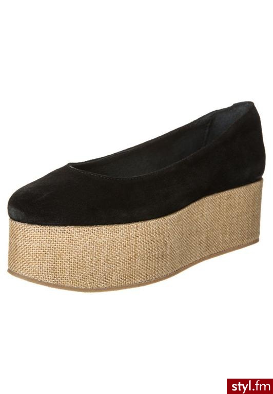 Shoeshibar RAGHLD Baleriny czarny - Balerinki Buty Moda