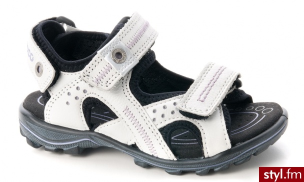 Ecco buty Urban Safari Kids White 73200201007 Sandały - Sandały Buty Moda
